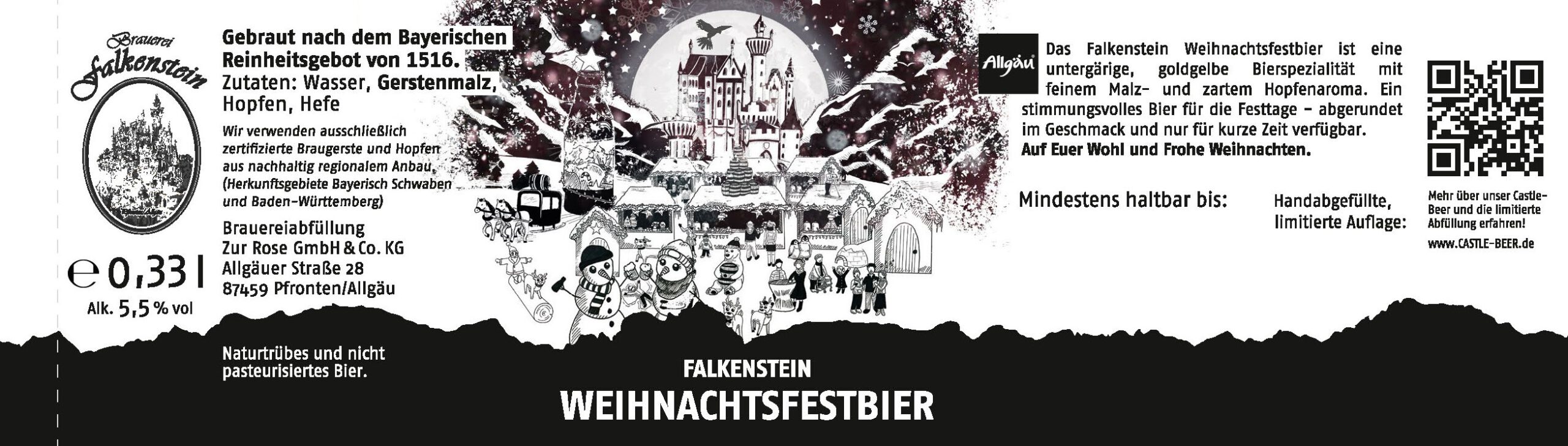 Falkenstein Weihnachtsfestbier 033l - Bild